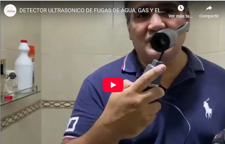 Video sobre uso Geófono para detectar fugas de agua